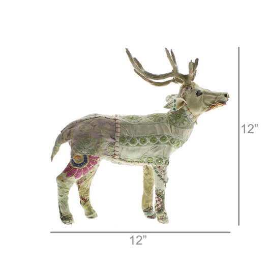 Bavarian Forest Stag Standing - Sm - Beige Sari