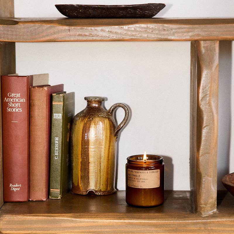 Teakwood & Tobacco - 7.2 oz Standard Soy Candle: 7.2 oz