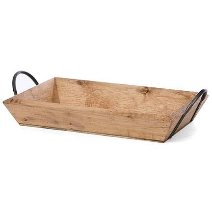 RECT WOOD TRAY SH