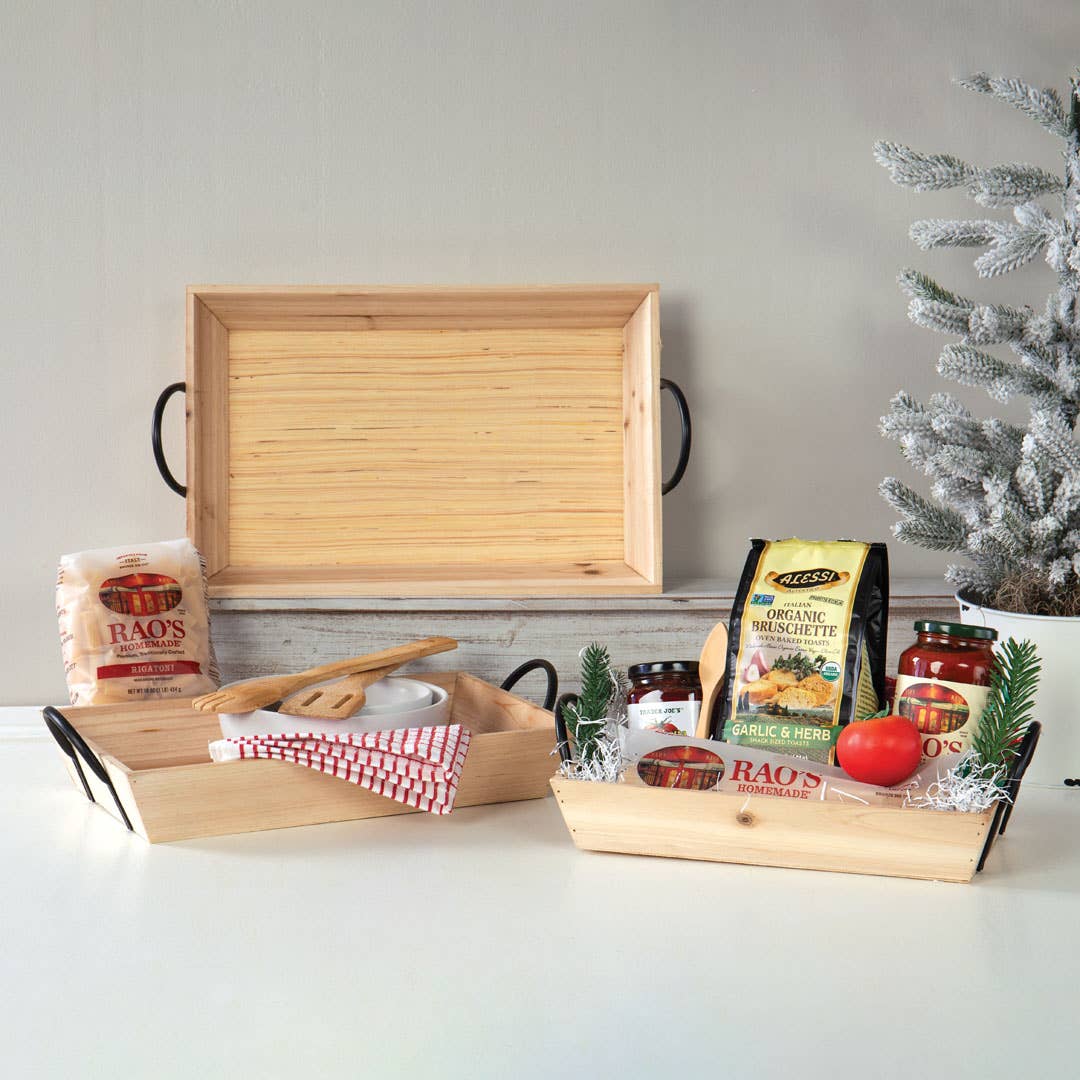 RECT WOOD TRAY SH