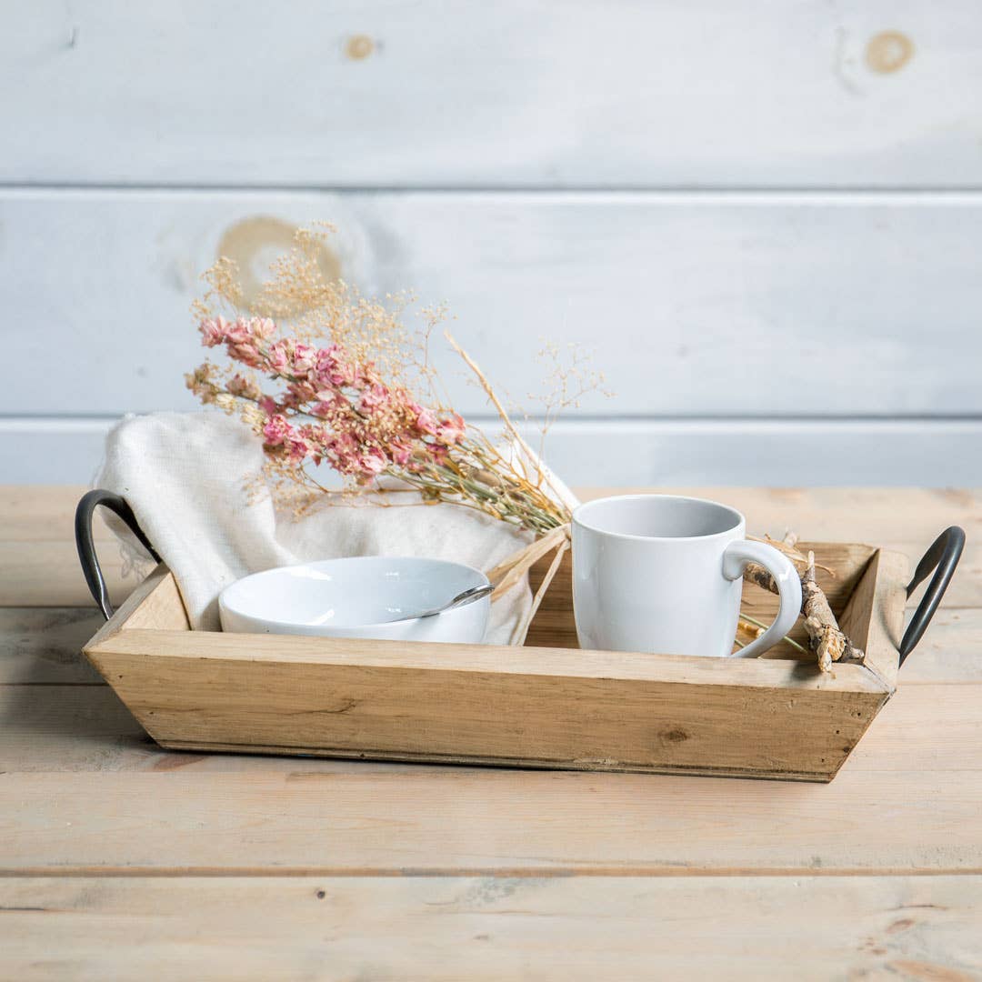 RECT WOOD TRAY SH