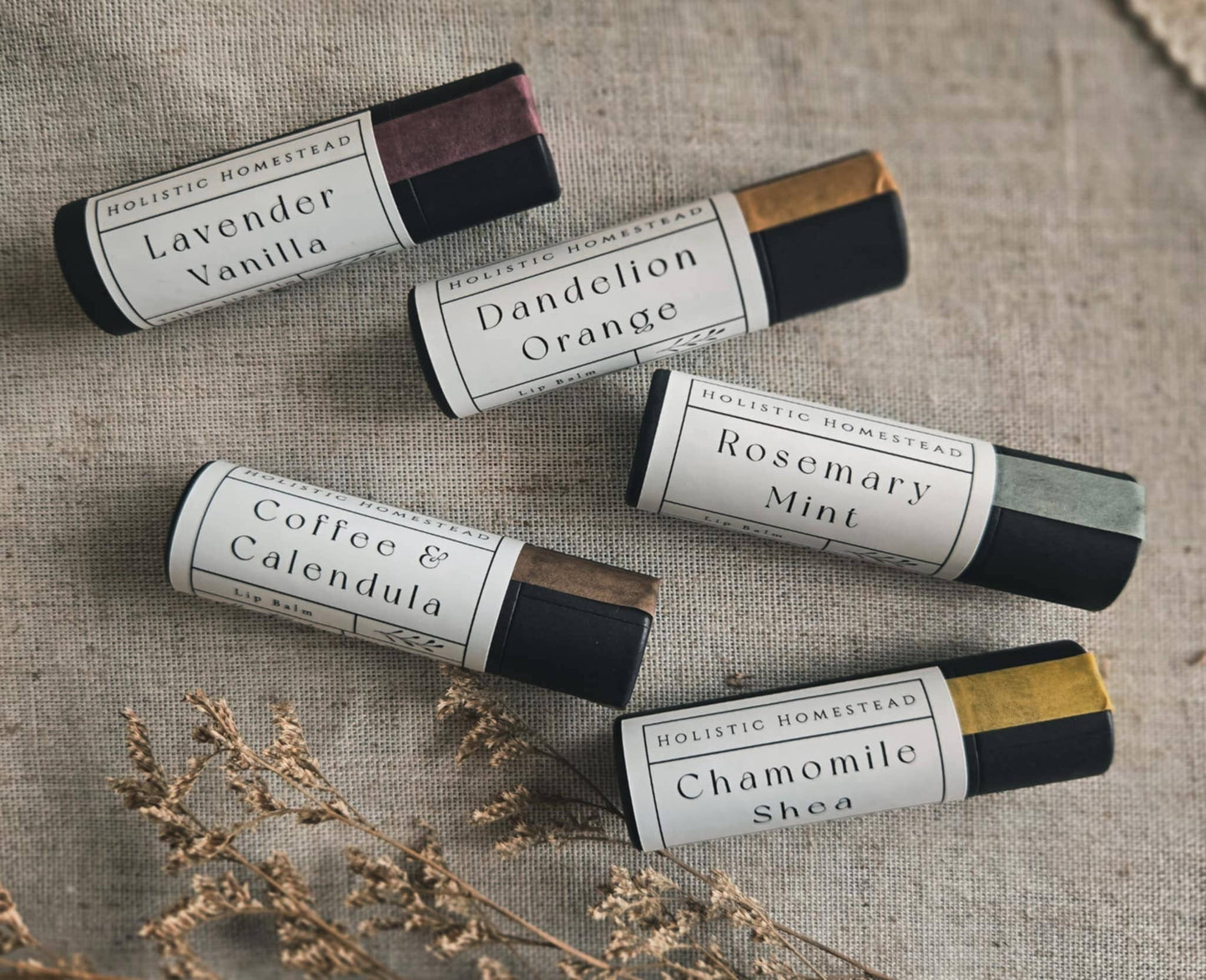 Herbal Lip Balm : Dandelion Orange